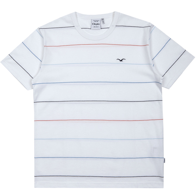 CLEPTOMANICX T-Shirt MULTI STRIPE white/multi