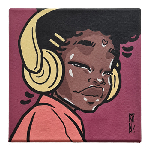 NEEDAPENCIL Canvas FACE II 20x20