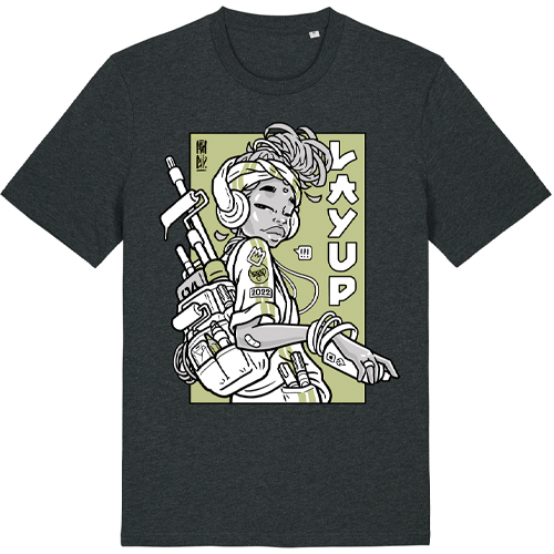 LAYUP X NEEDAPENCIL T-Shirt - dark heather/olive