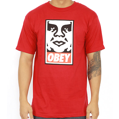 OBEY T-Shirt OBEY ICON red