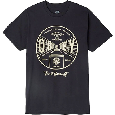 OBEY T-Shirt UNDER PRESSURE black