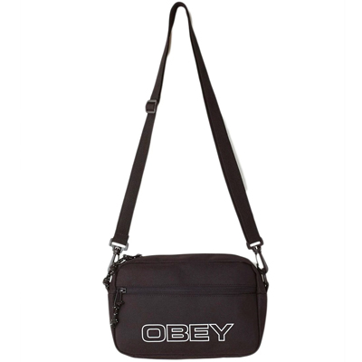 OBEY Shoulder Bag WASTED SLING BAG black