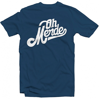 BANDITISM T-Shirt OH MERDE harbor blue