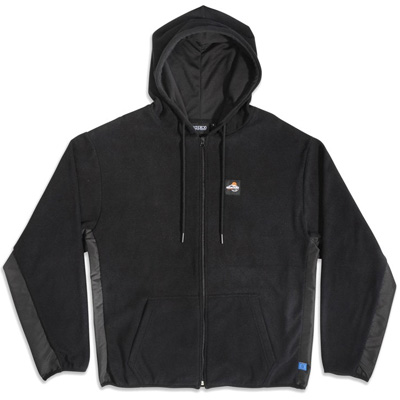 GOODBOIS Fleece Zip-Hoody OUTDOOR SPORTS black