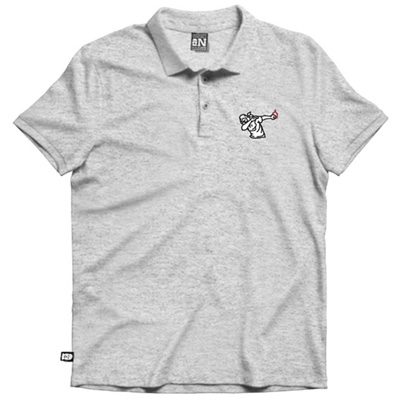 VANDALS ON HOLIDAYS Polo Shirt PALANCA grey