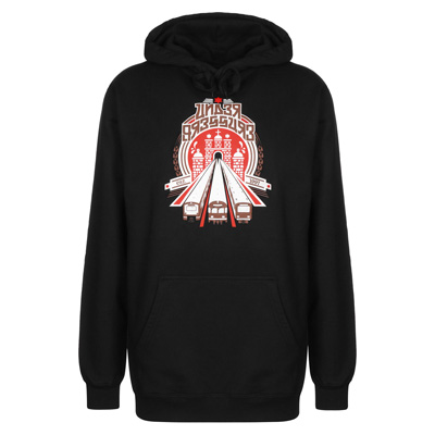 UNDERPRESSURE Hoody ST. PAULI PROPAGANDA black/red