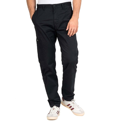 REELL Chino Pants PULSE ORGANIC - deep black