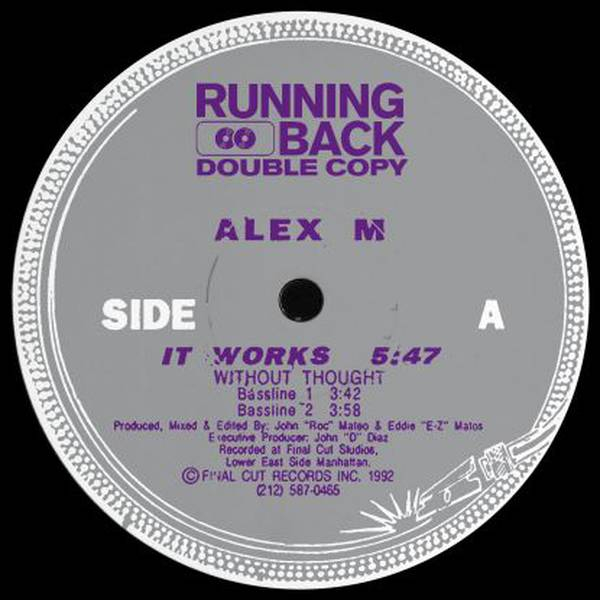 Alex M - It Works - Vinyl 12\"