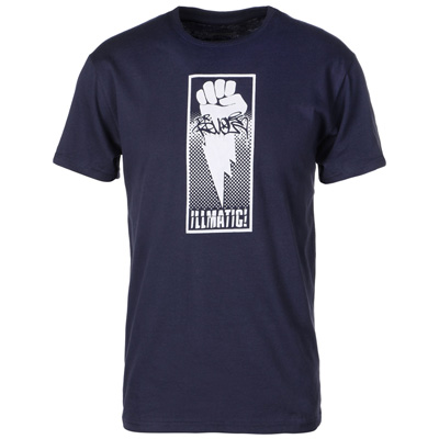 ILLMATIC T-Shirt REVOLTAGE navy/white