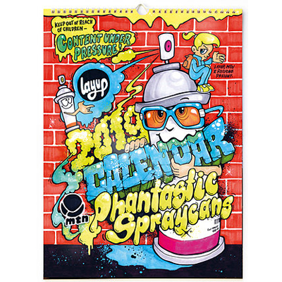 ROSY ONE Calendar 2019 - Phantastic Spraycans