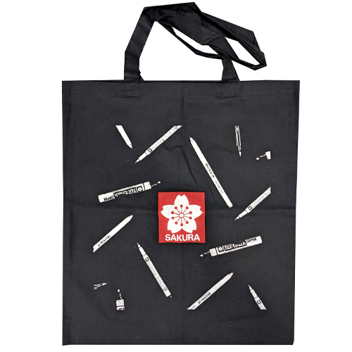 SAKURA Tote Bag Markers - black