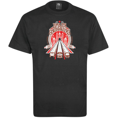 UNDERPRESSURE T-Shirt ST. PAULI PROPAGANDA black/red