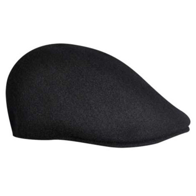 KANGOL Flat Cap WOOL 507 SEAMLESS black