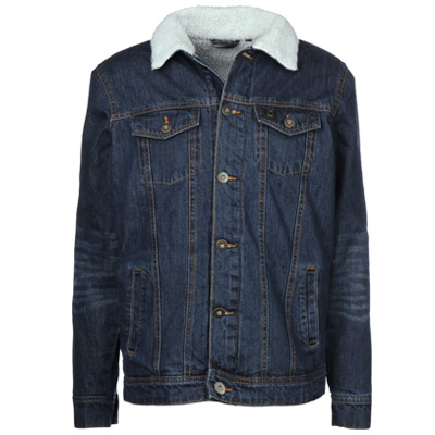 STREETSPUN Jeans Jacket SHERPA dark blue