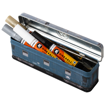 MOLOTOW Steel Train Box & 4 Marker Try Out Kit