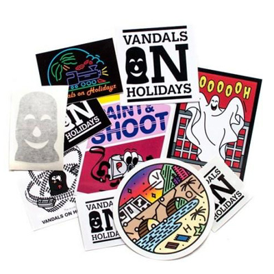 VANDALS ON HOLIDAY Sticker Set I