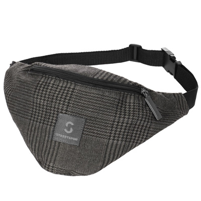 STREETSPUN Hipbag CHECK grey