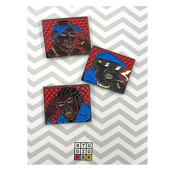 BSB Studio 3er Pin Set Rap Legends