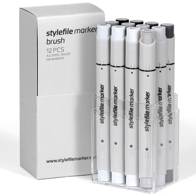 Stylefile Marker Sketchbook 21x21cm quadratisch 