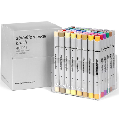 STYLEFILE Marker BRUSH 48er Set Extended