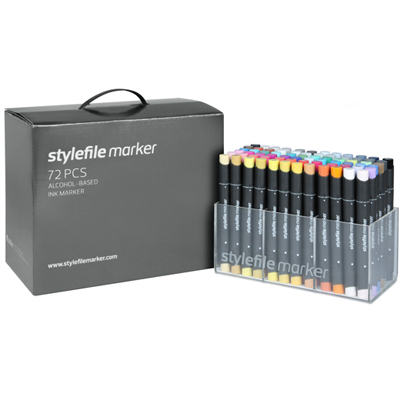 STYLEFILE Marker Set of 72 Main A