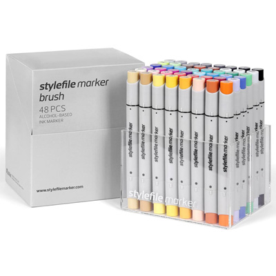 STYLEFILE Marker BRUSH 48er Set MAIN A