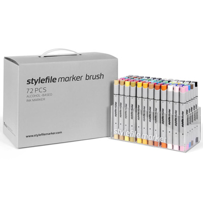 STYLEFILE Marker BRUSH 72er Set MAIN A