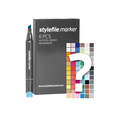 STYLEFILE Marker Try Out Set of 6