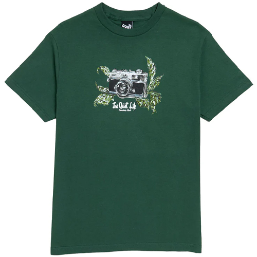 THE QUIET LIFE T-Shirt SWANSKI CAMERA - hunter green