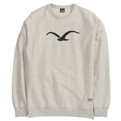 CLEPTOMANICX Sweater MÖWE heather creme/black