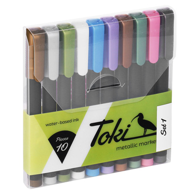 TOKI Metallic Marker 10er Set