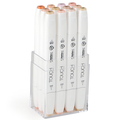 TOUCH TWIN BRUSH MARKER 12er Set SKIN
