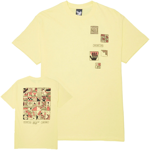 THE QUIET LIFE T-Shirt LORIN BROWN - maize