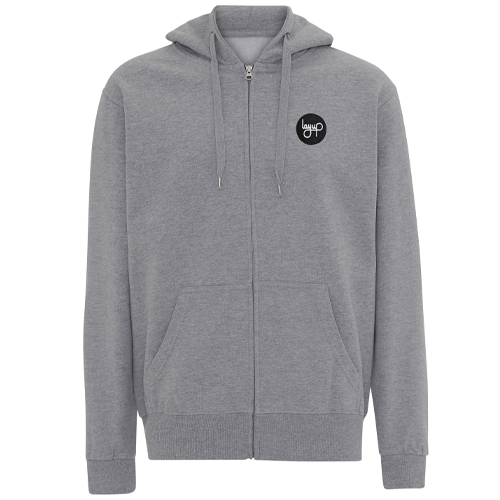 LAYUP Zip-Hoody Patch - heather grey