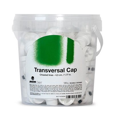 CALLIGRAPHY CAP TRANSVERSAL white-black - 120er Bucket