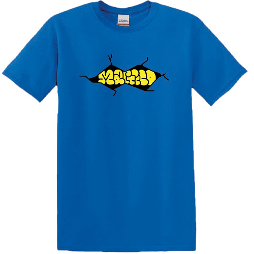 MAGICO 24 T-Shirt CRACKED - blue