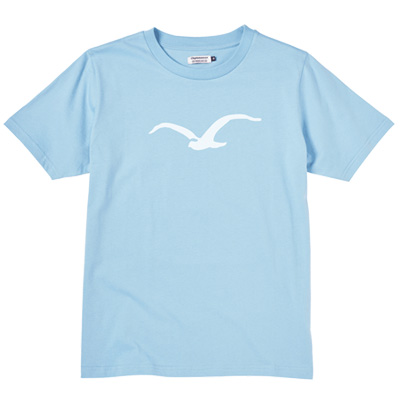 CLEPTOMANICX T-Shirt MÖWE light blue/white