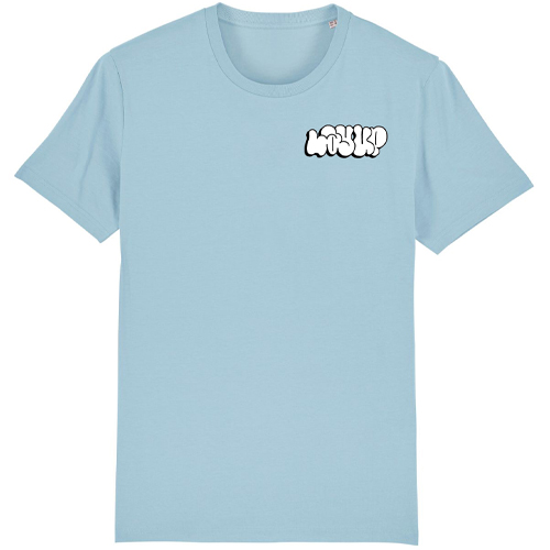 LAYUP T-Shirt Throwie - sky blue