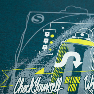 underpressure-check-yourself-tshirt-türkis-meliert-detail2.jpg