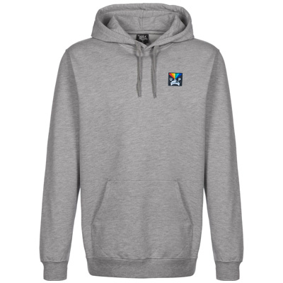 UNDERPRESSURE Hoody RAINBOW SPRAYCAN SMALL - grey