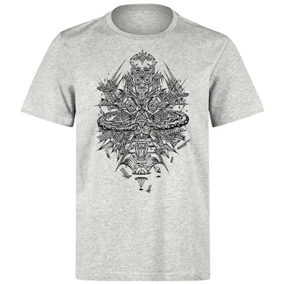 UNDERPRESSURE T-Shirt SKY VALLEY heather grey