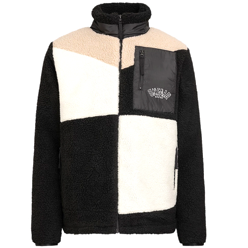 UNFAIR ATHLETICS Fleece Jacket POLARJACKET Colormix - cream