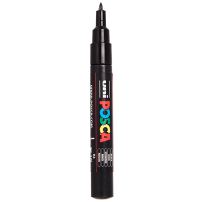 UNI POSCA PC-1M Marker 0,7mm - Bullet Shaped