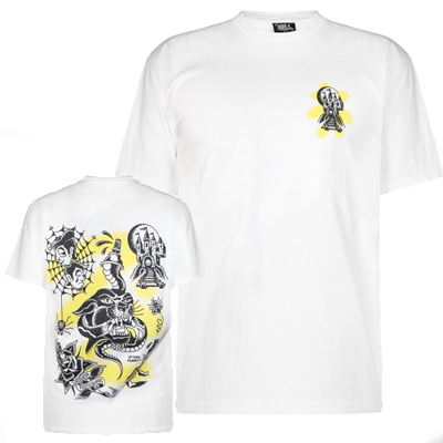 UNDERPRESSURE T-Shirt UPTOWN DANNY GRAFFITISHEET - white