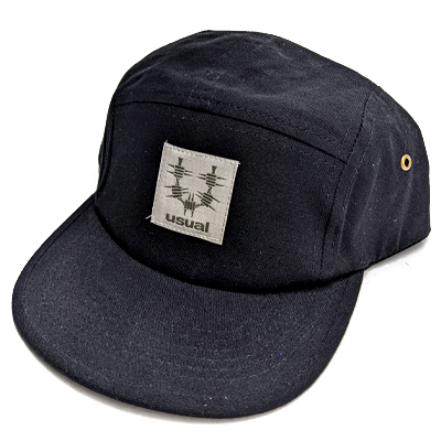 USUAL 5Panel Cap LOGO - black