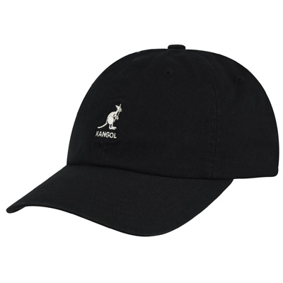 KANGOL Baseball Cap WASHED black