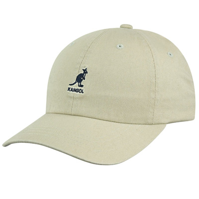 KANGOL Baseball Cap WASHED khaki beige