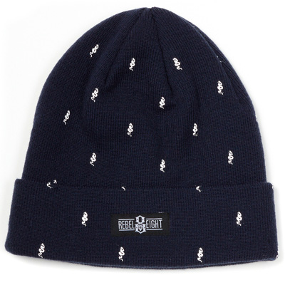 REBEL8 Beanie ALL OVER SNAKE blue
