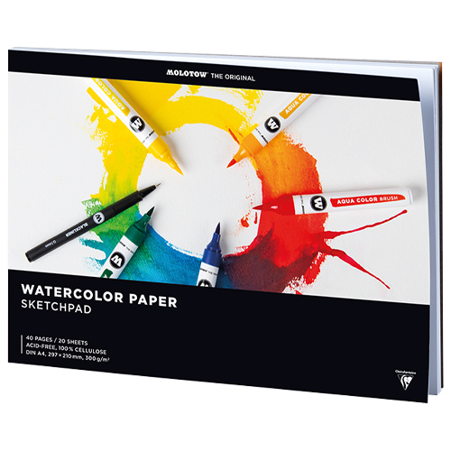 MOLOTOW Watercolor Paper Sketchpad A4 (300g)