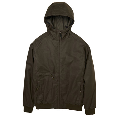 CLEPTOMANICX Winter Jacket POLARZIPPER HEMP 3 dark olive